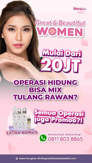 Operasi Hidung yang Sesuai dengan Jenis Hidung Anda di Klinik Inov Glow